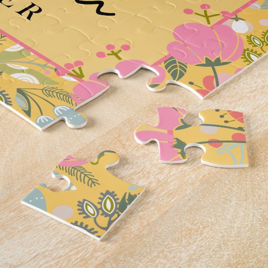 Beste Mutter je personalisiert Foto und Text Puzzle (Seite)