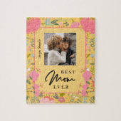 Beste Mutter je personalisiert Foto und Text Puzzle (Vertikal)