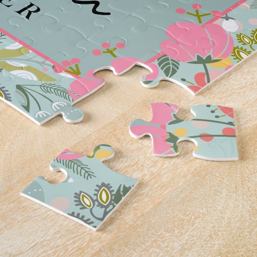 Beste Mutter je personalisiert Foto und Text Puzzle (Seite)