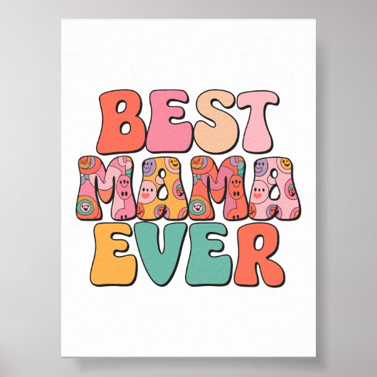 Beste Mutter je Poster (Vorne)