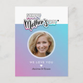 Beste Mutter je Postkarte (Vorderseite)