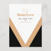 Beste Mutter je Postkarte (Vorderseite)