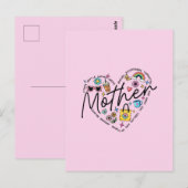 Beste Mutter je Postkarte (Vorne/Hinten)