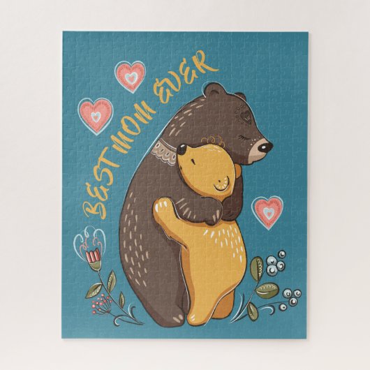 Beste Mutter je Puzzle, beste Mütter Geschenk Idee Puzzle (Vertikal)