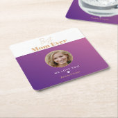 Beste Mutter je Rechteckiger Pappuntersetzer (angewinkelt)