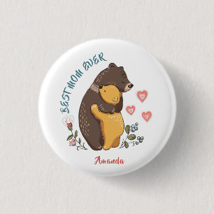 Beste Mutter je Schaltfläche, Muttertagsgeschenk p Button