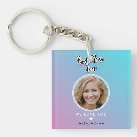 Beste Mutter je Schlüsselanhänger (Vorderseite)