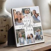 Beste Mutter je Script 6 Foto Collage Keepake Fotoplatte