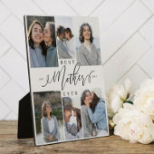 Beste Mutter je Script 6 Foto Collage Keepake Fotoplatte