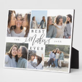 Beste Mutter je Script Foto Collage Keepake Fotoplatte (Seite)