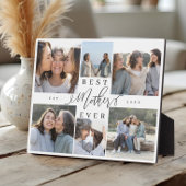 Beste Mutter je Script Foto Collage Keepake Fotoplatte