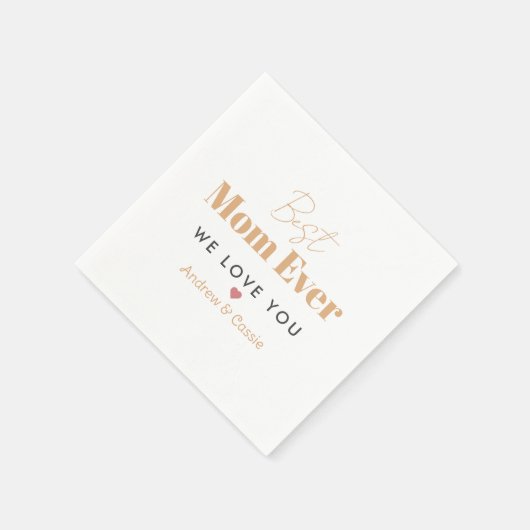 Beste Mutter je Serviette (Ecke)