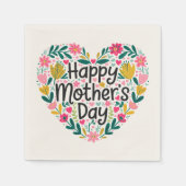 Beste Mutter je Serviette (Vorderseite)