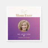 Beste Mutter je Serviette (Vorderseite)