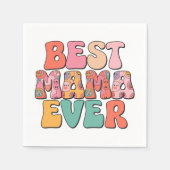 Beste Mutter je Serviette (Vorderseite)