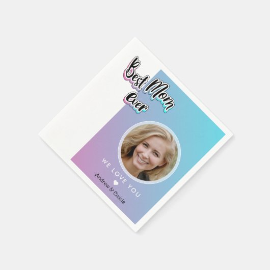 Beste Mutter je Serviette (Ecke)