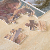 Beste Mutter je Skript 6 Foto Collage Grid Puzzle (Seite)