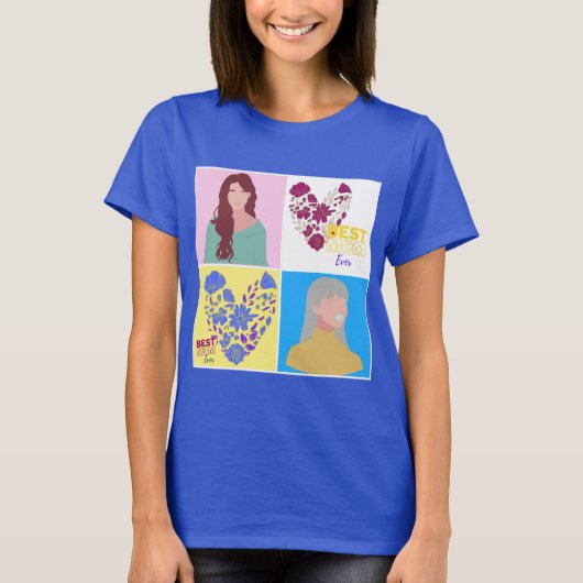 beste Mutter je T-Shirt (Vorderseite)
