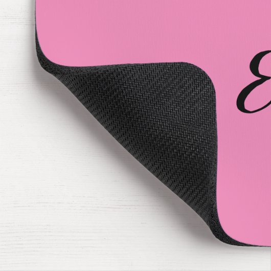 Beste Mutter je Text pink Mousepad (Ecke)