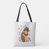 Beste Mutter je Tote Bag, Geschenkidee für Mutter Tasche (Rückseite)