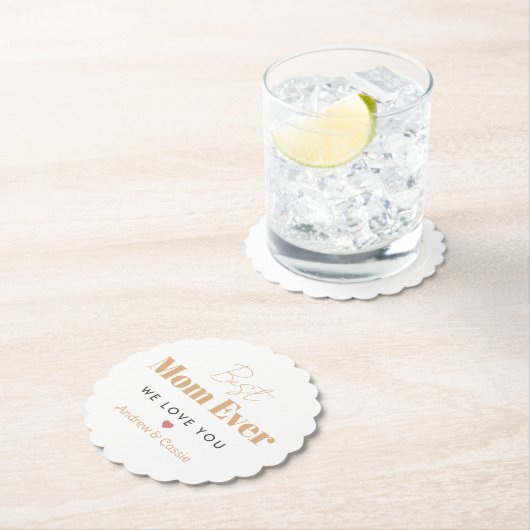 Beste Mutter je Untersetzer (Vor Ort)