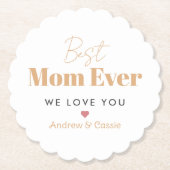 Beste Mutter je Untersetzer (Vorderseite)