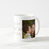 Beste Mutter je Vollständiges Foto Personalisiert Kaffeetasse (VorderseiteRechts)