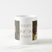 Beste Mutter je Vollständiges Foto Personalisiert Kaffeetasse (Mittel)