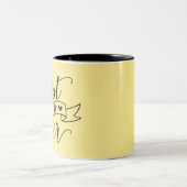 Beste Mutter je Zweifarbige Tasse (Mittel)