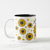 Beste Mutter je Zweifarbige Tasse (Links)