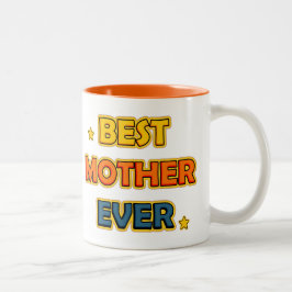 Beste Mutter je Zweifarbige Tasse