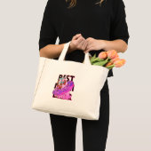 Beste Mutter jemals Mops in einem Donut Mini Stoffbeutel (Vorderseite (Produkt))