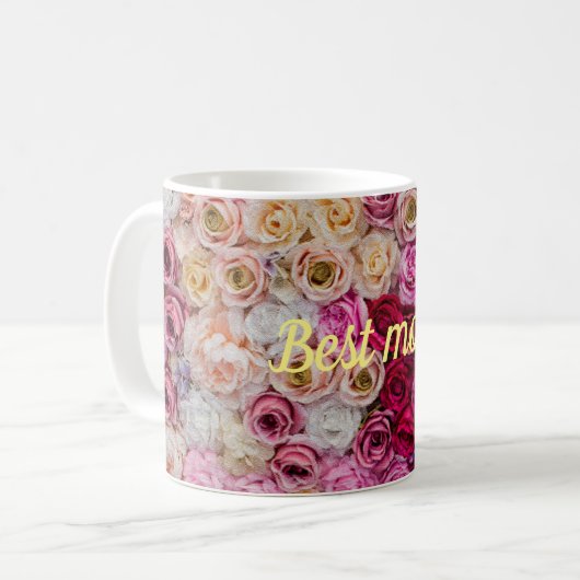 Beste Mutter Kaffeetasse (Vorderseite Links)