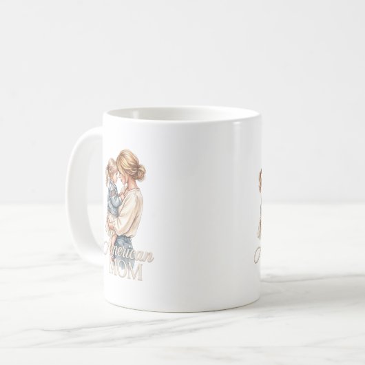 beste Mutter Kaffeetasse (Vorderseite Links)