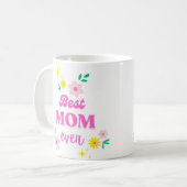 Beste Mutter Kaffeetasse (Vorderseite Links)
