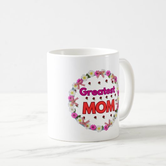 beste Mutter Kaffeetasse (VorderseiteRechts)