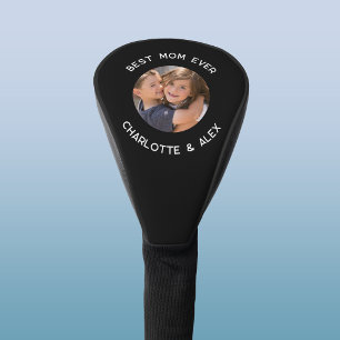 Beste-Mutter-Kinder-Namen-Foto-Andenken Golf Headcover