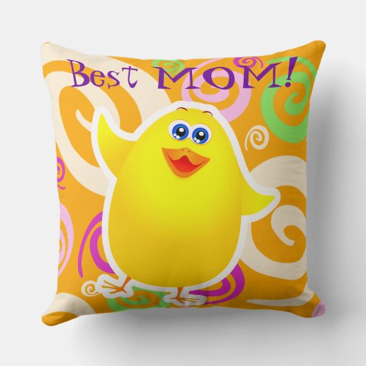 Beste Mutter! Kissen (Rückseite)