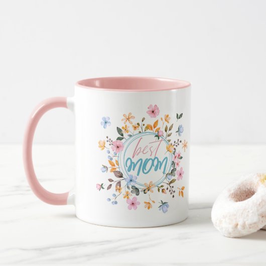 Beste Mutter Mutter Mutter Tasse (Mit Donut)