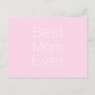Beste Mutter, Muttertag, Mutter minimalistisches R Postkarte