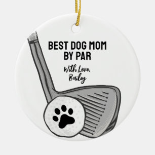 Beste Mutter Par Durchschnitts-Foto Pfotenabdruck Keramik Ornament