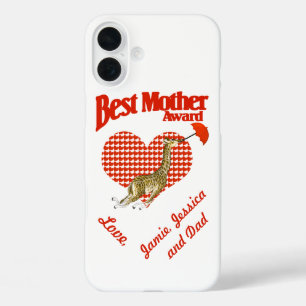 Beste Mutter Prämie Keepake Giraffe Lover iPhone 16 Plus Hülle
