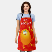 Beste Mutter! Schürze (Getragen)