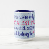 beste Mutter Tasse (Zentrum)