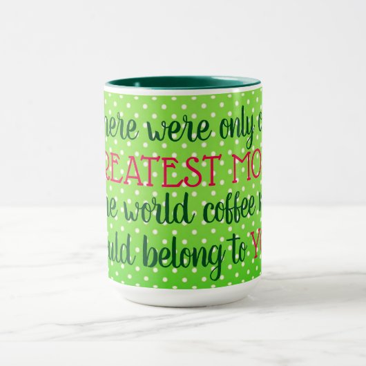 beste Mutter Tasse (Zentrum)