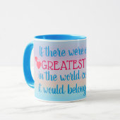 beste Mutter Tasse (Vorderseite Links)