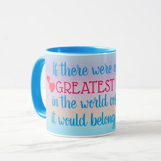 beste Mutter Tasse (Vorderseite Links)
