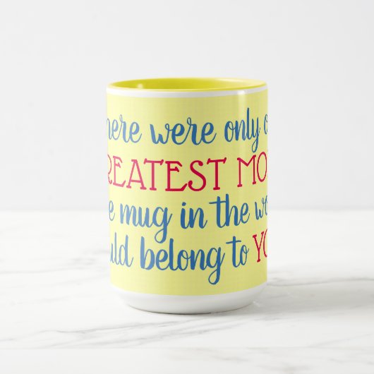 beste Mutter Tasse (Zentrum)