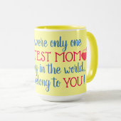 beste Mutter Tasse (VorderseiteRechts)