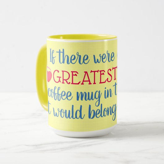 beste Mutter Tasse (Vorderseite Links)